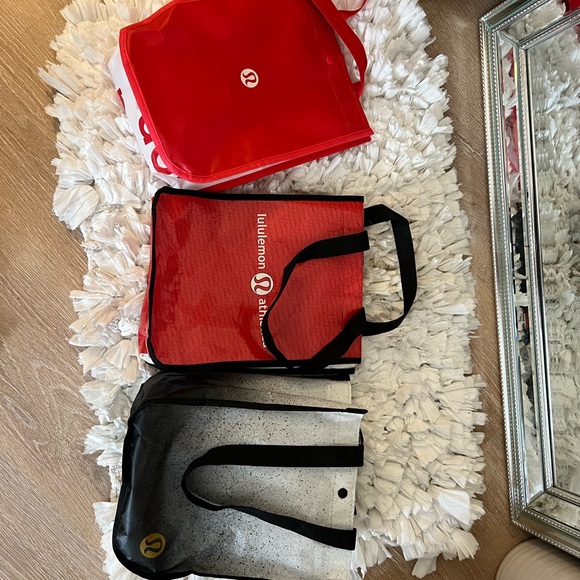 Lululemon Reusable Shopping  Bags! So cute for giftwrap All 4 - Picture 3 of 4